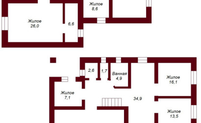 Купить коттедж, Брест, ул. Дворникова, д. , 10.9 соток. Фото 6