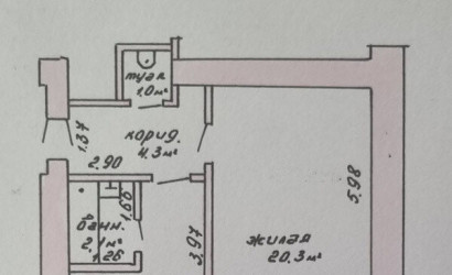 Купить 1-комнатную квартиру, Барановичи, Пролетарская ул., 4. Фото 17