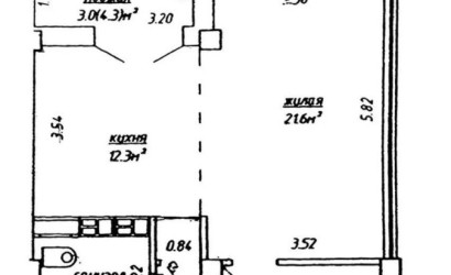 Купить 1-комнатную квартиру, Минск, Дзержинского просп., 23 (Московский район). Фото 25