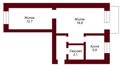 Купить 2-комнатную квартиру, Брест, бульвар Космонавтов, д. . Фото 11