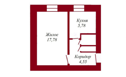 Купить 1-комнатную квартиру, Пинск, Сухая, 60. Фото 6