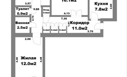 Купить 3-комнатную квартиру, Минск, Солтыса ул., 58 (Партизанский район). Фото 19
