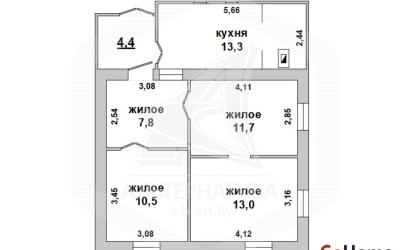 Купить дом, Брест, Граевка, 5.46 соток. Фото 24