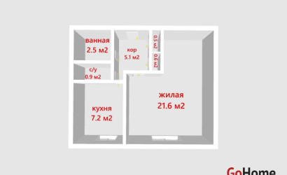 Купить 1-комнатную квартиру, Минск, Беды ул., 23(Советский район). Фото 23