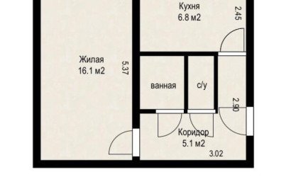 Купить 1-комнатную квартиру, Минск, Павловского ул., 42 (Заводской район). Фото 17