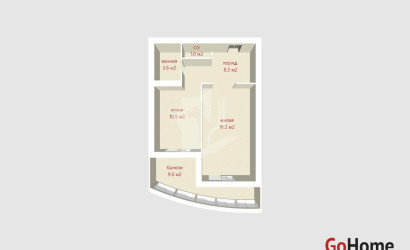 Купить 1-комнатную квартиру, , Логойский тракт, 15/1 (). Фото 23