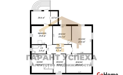 Купить дом, Медно, ул. Республиканская, 31.1 соток. Фото 19
