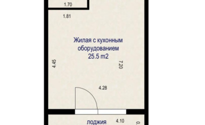 Купить 1-комнатную квартиру, Минск, Жореса Алфёрова ул., 12 (Октябрьский район). Фото 1