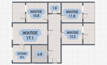 Купить 4-комнатную квартиру, Брест, Гродненская ул.. Фото 1