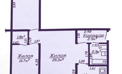 Купить 3-комнатную квартиру, Солигорск, Ленинского Комсомола ул., 23. Фото 16