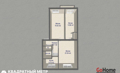 Купить 3-комнатную квартиру, Минск, Независимости просп., 74 (Первомайский район). Фото 32