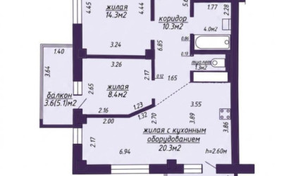 Купить 3-комнатную квартиру, Минск, Матусевича ул., 70(Фрунзенский район). Фото 23