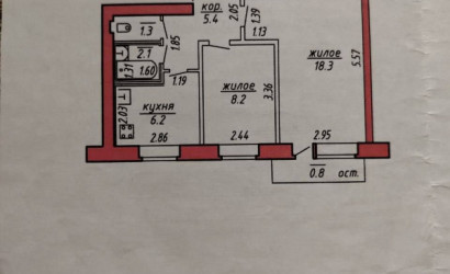 Купить 2-комнатную квартиру, Новополоцк, Армейская ул., 18. Фото 15