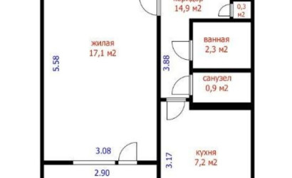 Купить 1-комнатную квартиру, Минск, Слободская ул., 73 (Московский район). Фото 1