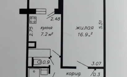 Купить 1-комнатную квартиру, Минск, Выготского, 37(Центральный район). Фото 12