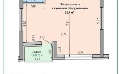 Купить 1-комнатную квартиру, Минск, Михаила Савицкого, 20(Октябрьский район). Фото 2