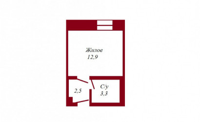 Купить 1-комнатную квартиру, Пинск, Зои Космодемьянской, 57. Фото 6