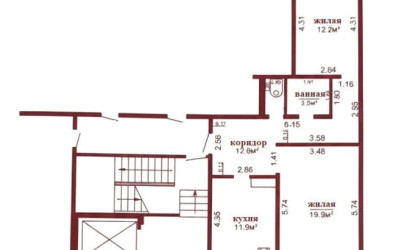 Купить 2-комнатную квартиру, Гродно, Кремко, 13. Фото 15