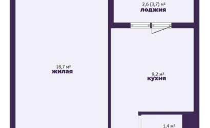 Купить 1-комнатную квартиру, Копище, Михаила Миля ул., 16. Фото 19