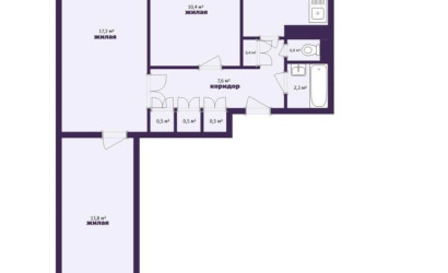 Купить 3-комнатную квартиру, Слуцк, Гагарина ул., 17. Фото 23