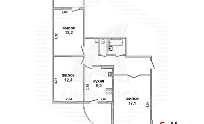 Купить 3-комнатную квартиру, Брест, Вулька, ул. Вульковская. Фото 1