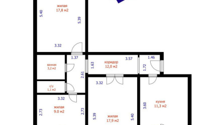 Купить 3-комнатную квартиру, Минск, Колесникова ул., 6 (Фрунзенский район). Фото 25