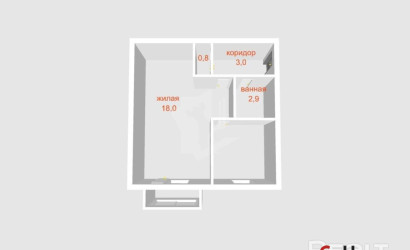 Купить 1-комнатную квартиру, Минск, Осипенко ул., 15 (Центральный район). Фото 20