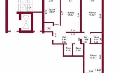 Купить 3-комнатную квартиру, Гродно, Белуша, 20Б. Фото 13
