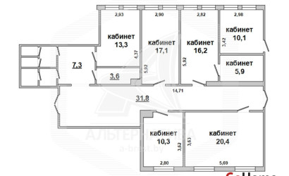 Продажа офиса, Брест, Заводская,  143 кв.м.. Фото 10
