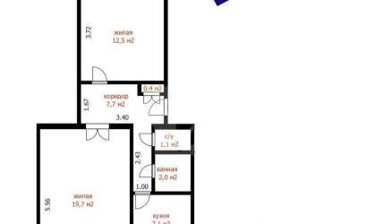 Купить 2-комнатную квартиру, Смолевичи, Жодинская ул., 8. Фото 19