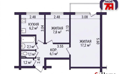 Купить 2-комнатную квартиру, Минск, Уборевича ул., 66/2 (Заводской район). Фото 18
