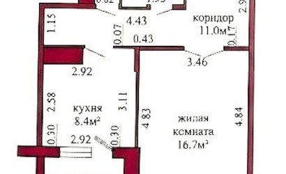Купить 1-комнатную квартиру, Гродно, Магистральная, 18. Фото 17