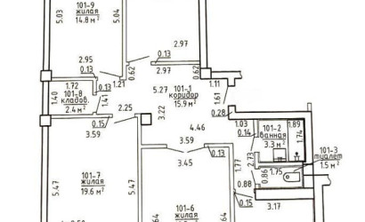 Купить 4-комнатную квартиру, Колодищи, Геофизика ул., 26/А. Фото 31