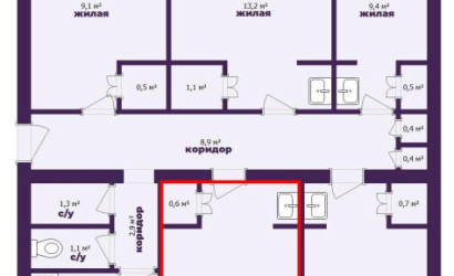 Купить 5-комнатную квартиру, Минск, Кнорина ул., 15/А (Первомайский район). Фото 2