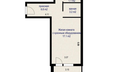 Купить 2-комнатную квартиру, Копище, Небесная ул., 2. Фото 21