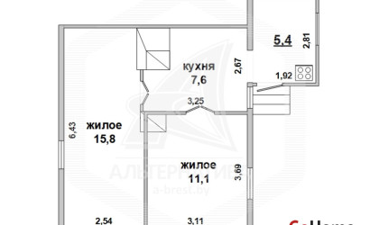 Купить дом, Брест, Волынка, 4.76 соток. Фото 15