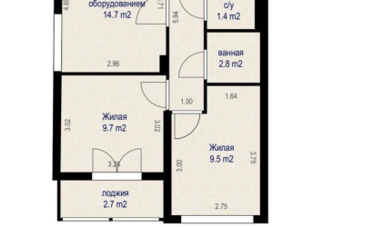 Купить 3-комнатную квартиру, Минск, Николы Теслы ул., 29 (Октябрьский район). Фото 26