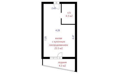 Купить 1-комнатную квартиру, Минск, Жореса Алфёрова ул., 13 (Октябрьский район). Фото 1