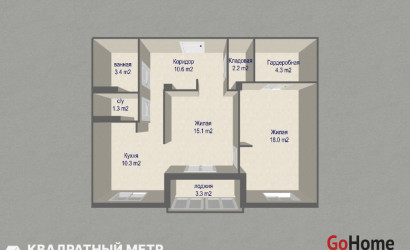 Купить 2-комнатную квартиру, Минск, ул. Мястровская, д. 28 (Центральный район). Фото 20