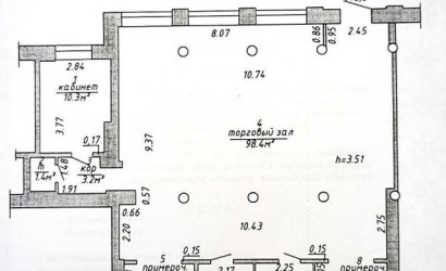 Аренда торгового помещения, Витебск, Черняховского просп., 1,  142.5 кв.м.. Фото 2