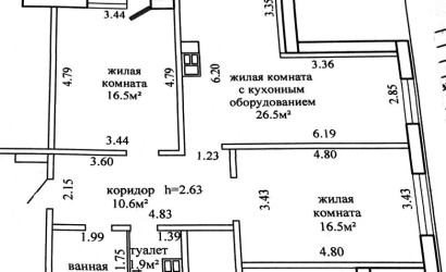 Купить 3-комнатную квартиру, Гродно, Александра Курловича, 5. Фото 14