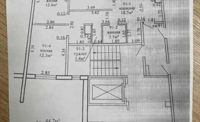Купить 3-комнатную квартиру, Слоним, Независимости просп., 16. Фото 16