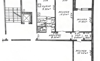 Купить 3-комнатную квартиру, Барановичи, Парковая, 27. Фото 1
