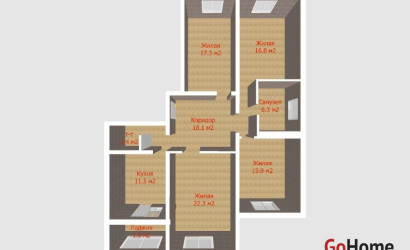 Купить 4-комнатную квартиру, Минск, Восточная ул., 133 (Советский район). Фото 41