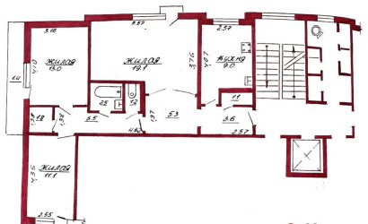 Купить 3-комнатную квартиру, Гродно, Строителей, 25. Фото 15