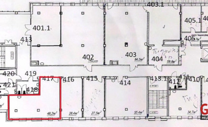 Аренда офиса, Минск, Лучины ул., 5,  от 37.4 до 55.1 кв.м.. Фото 5