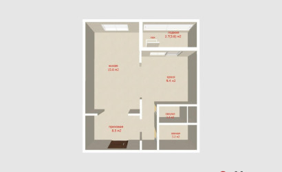 Купить 1-комнатную квартиру, Копище, Авиационная ул., 61. Фото 38