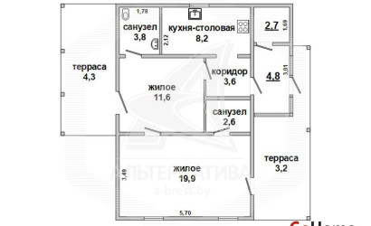 Купить дом, Мокраны, Мокранский с/с, 23.5 соток. Фото 1