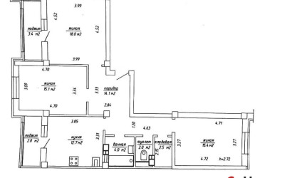 Купить 3-комнатную квартиру, Минск, Жиновича ул., 1 (Фрунзенский район). Фото 21