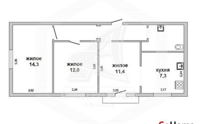 Купить 3-комнатную квартиру, Брест, Центр, ул. Карла Маркса. Фото 1